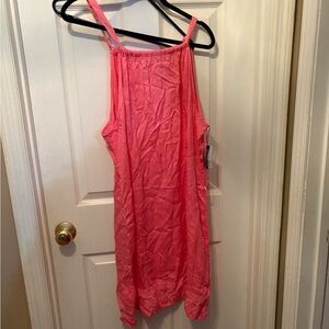 Pink Sleeveless Dress‎